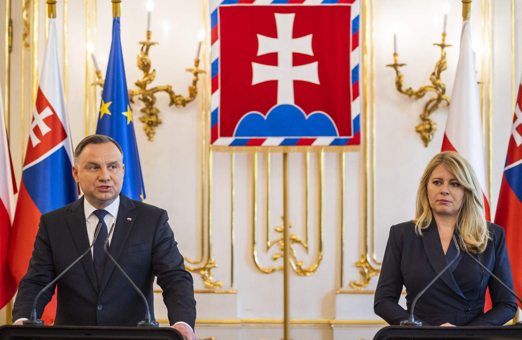 Zuzana Čaputová és Andrzeja Duda