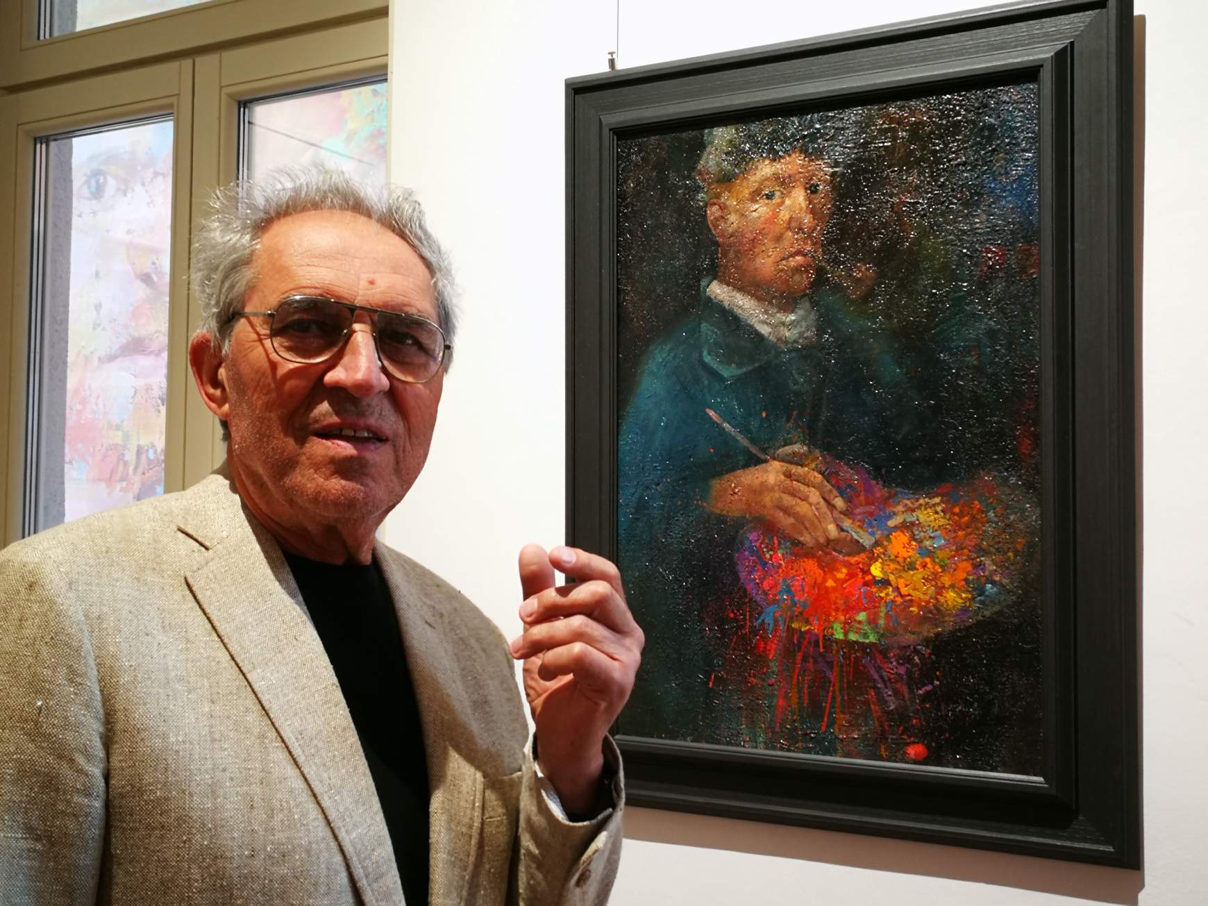 Vincent van Gogh megidézése – Szilva József festőművész kiállítása a komáromi PLATZ Galériában