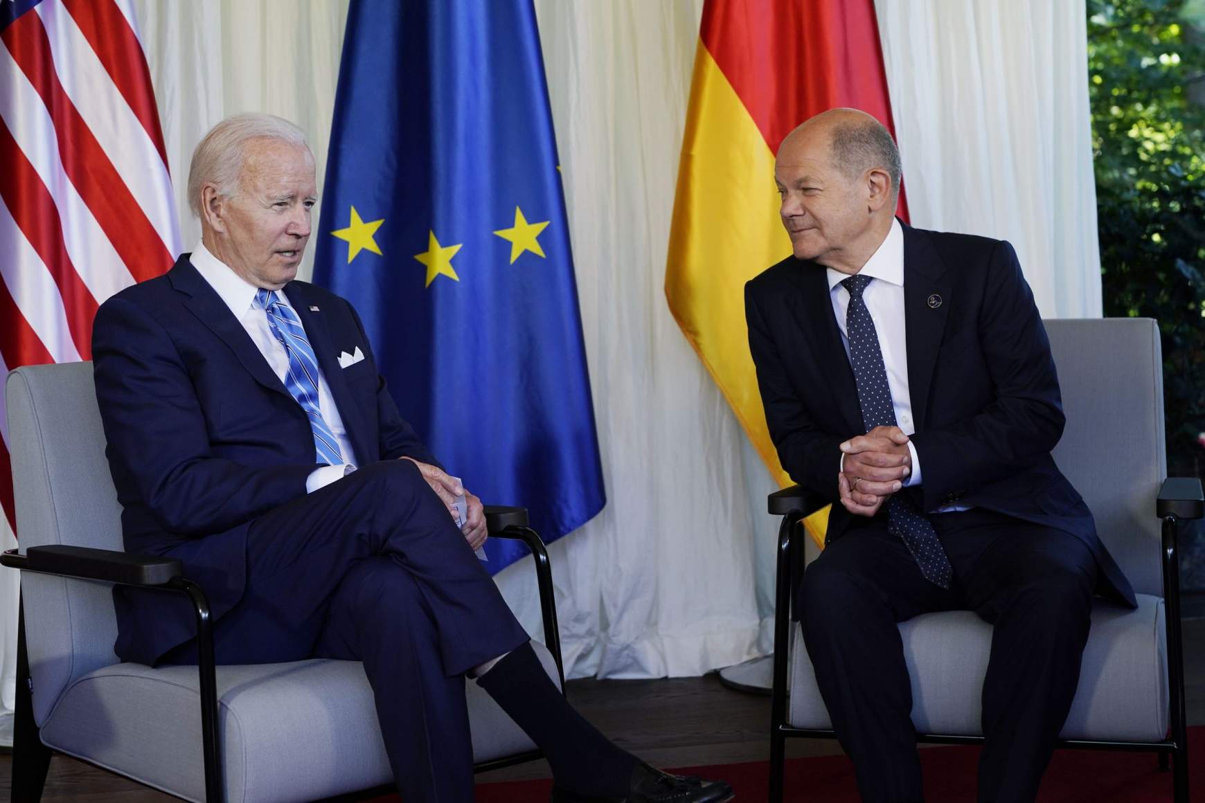 Joe Biden, Olaf Scholz 