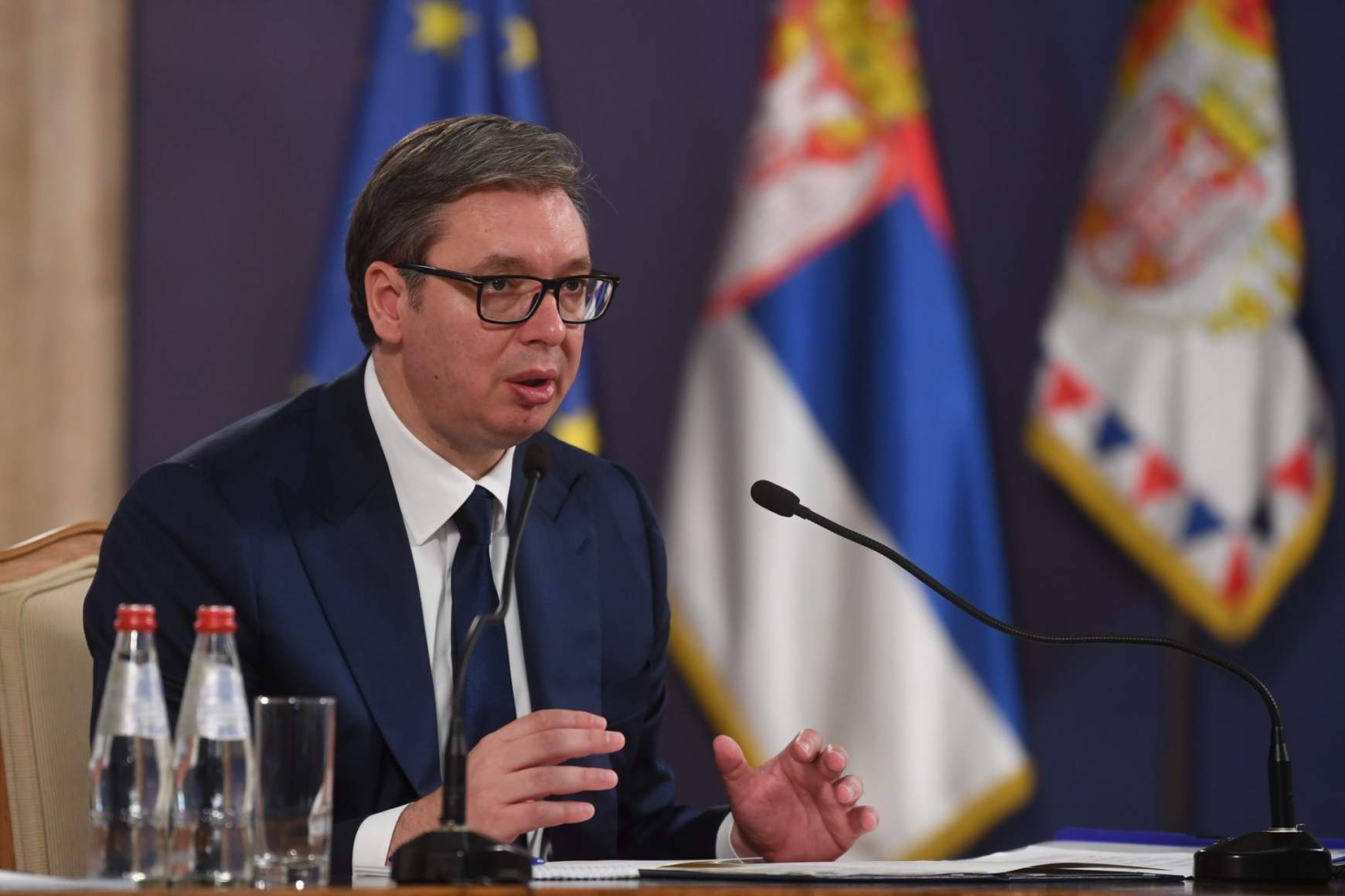 Aleksandar Vučić szerb elnök 