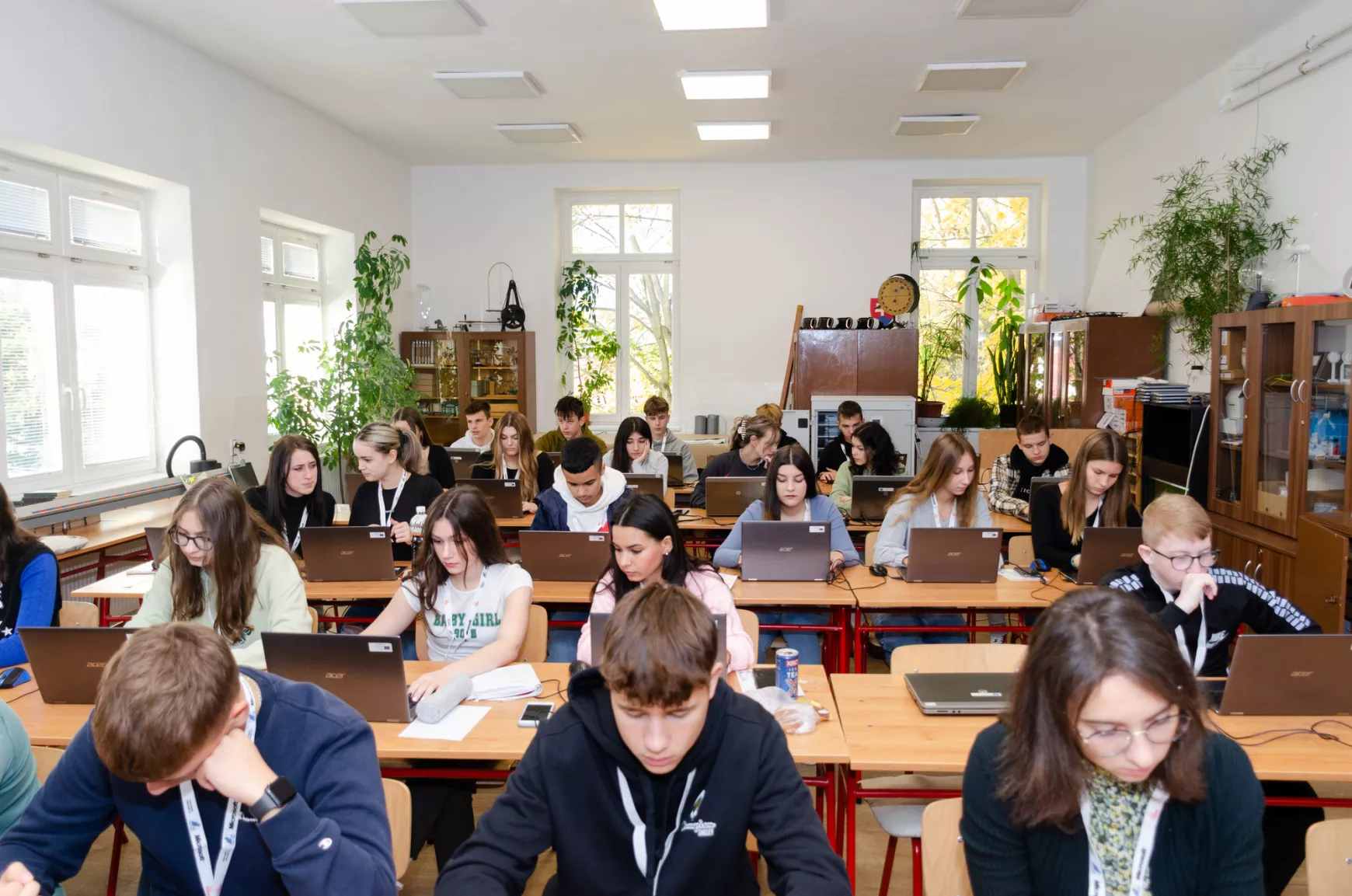 Rekordkísérlet a Füleki Gimnáziumban