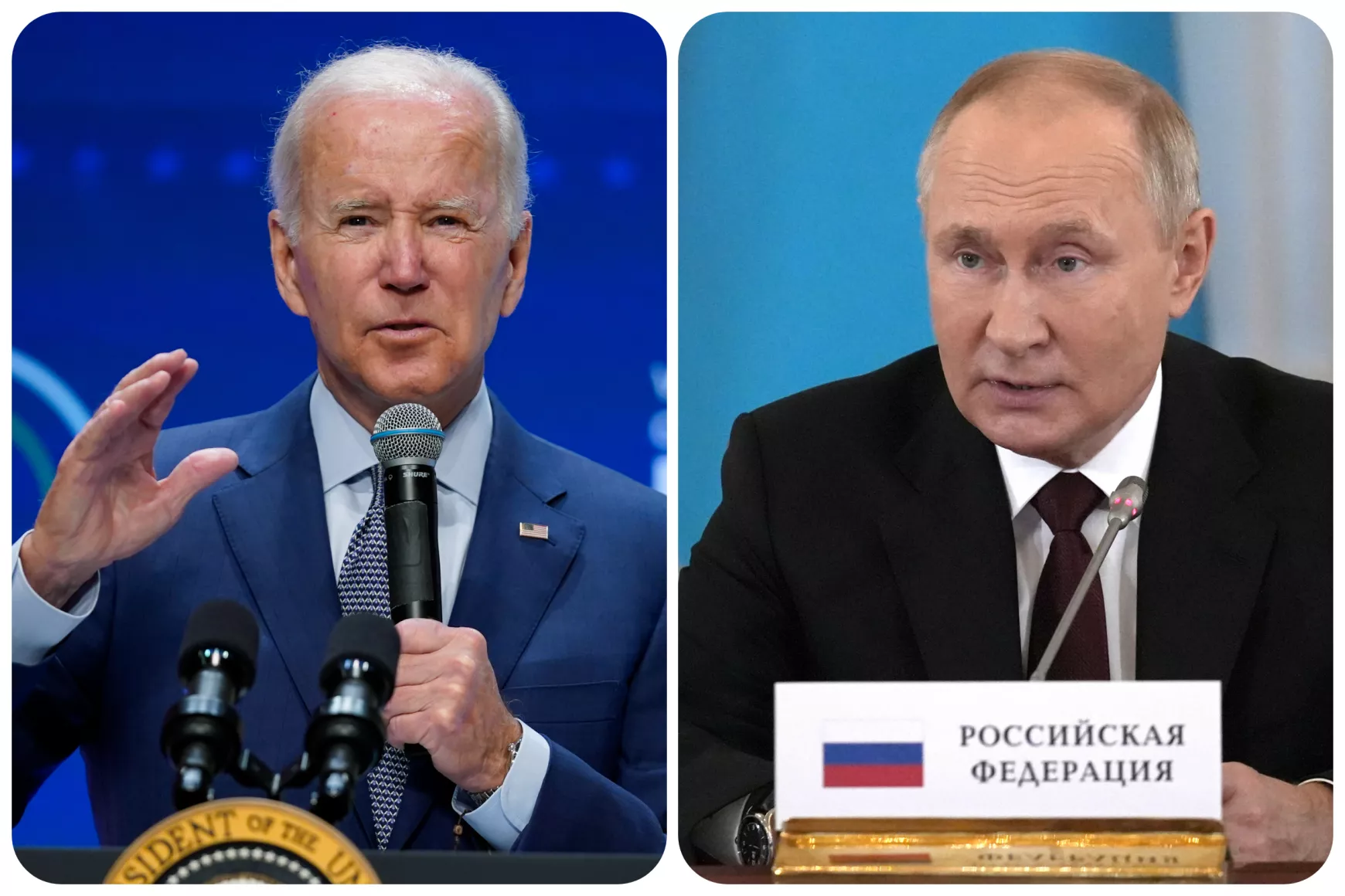 Vlagyimir Putyin Joe Biden