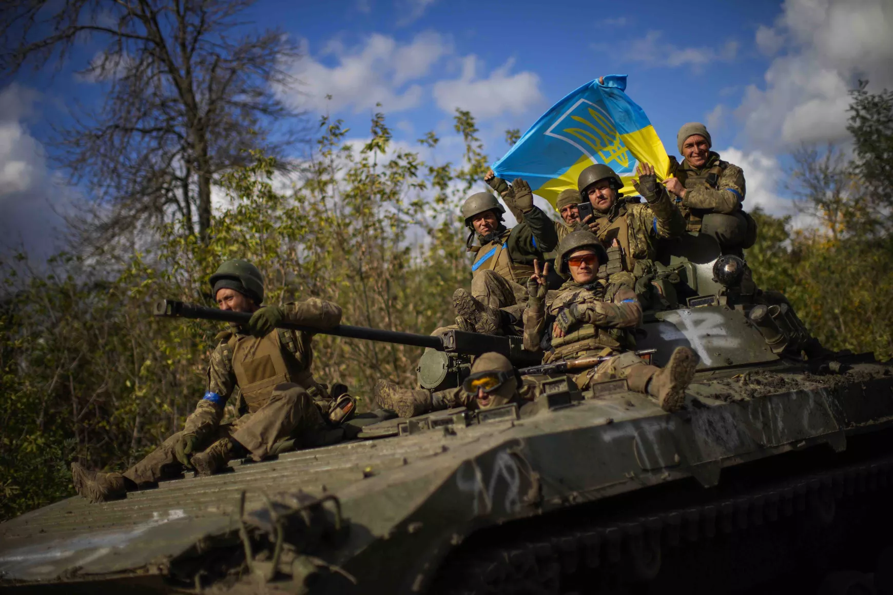 ukrán katonák