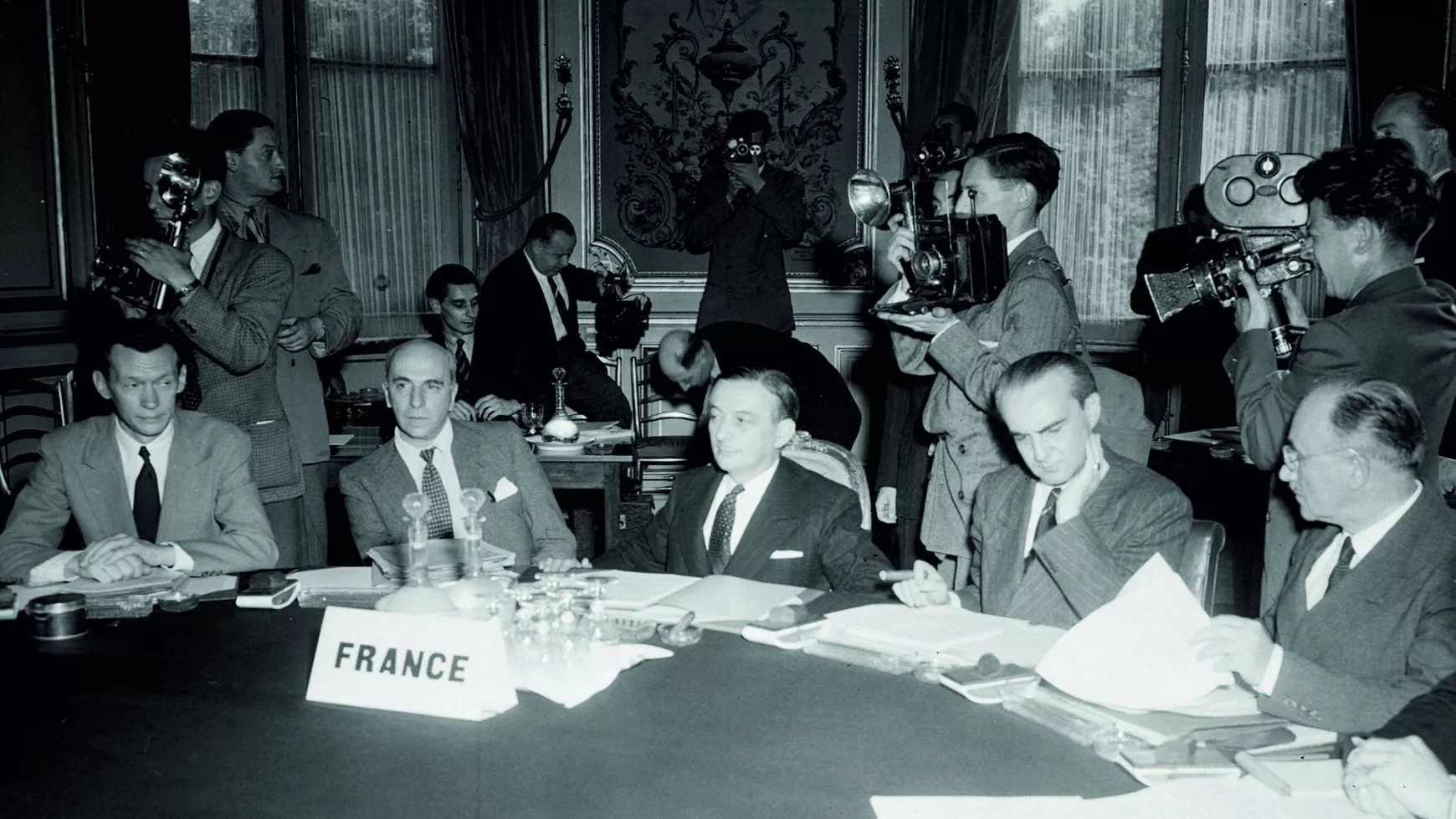 A francia asztal a párizsi béketárgyalásokon
