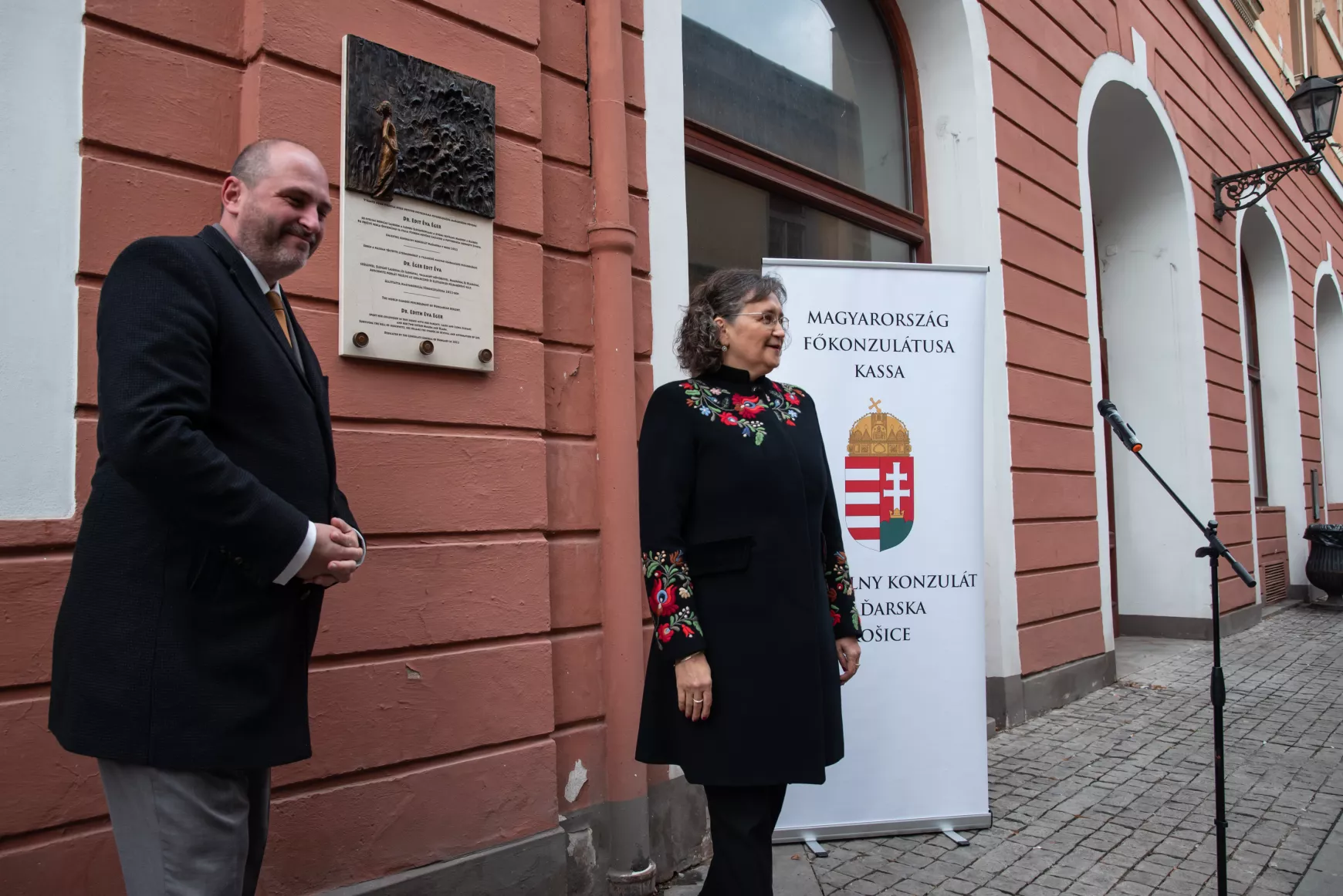 2022-11-26 Kassa, Éger Edit Éva, holokauszt-túlélő, emléktábla