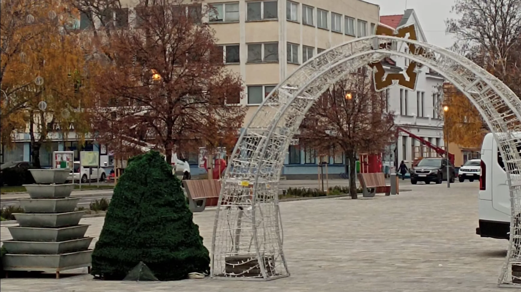 Érsekújvár karácsony főtér, 2022