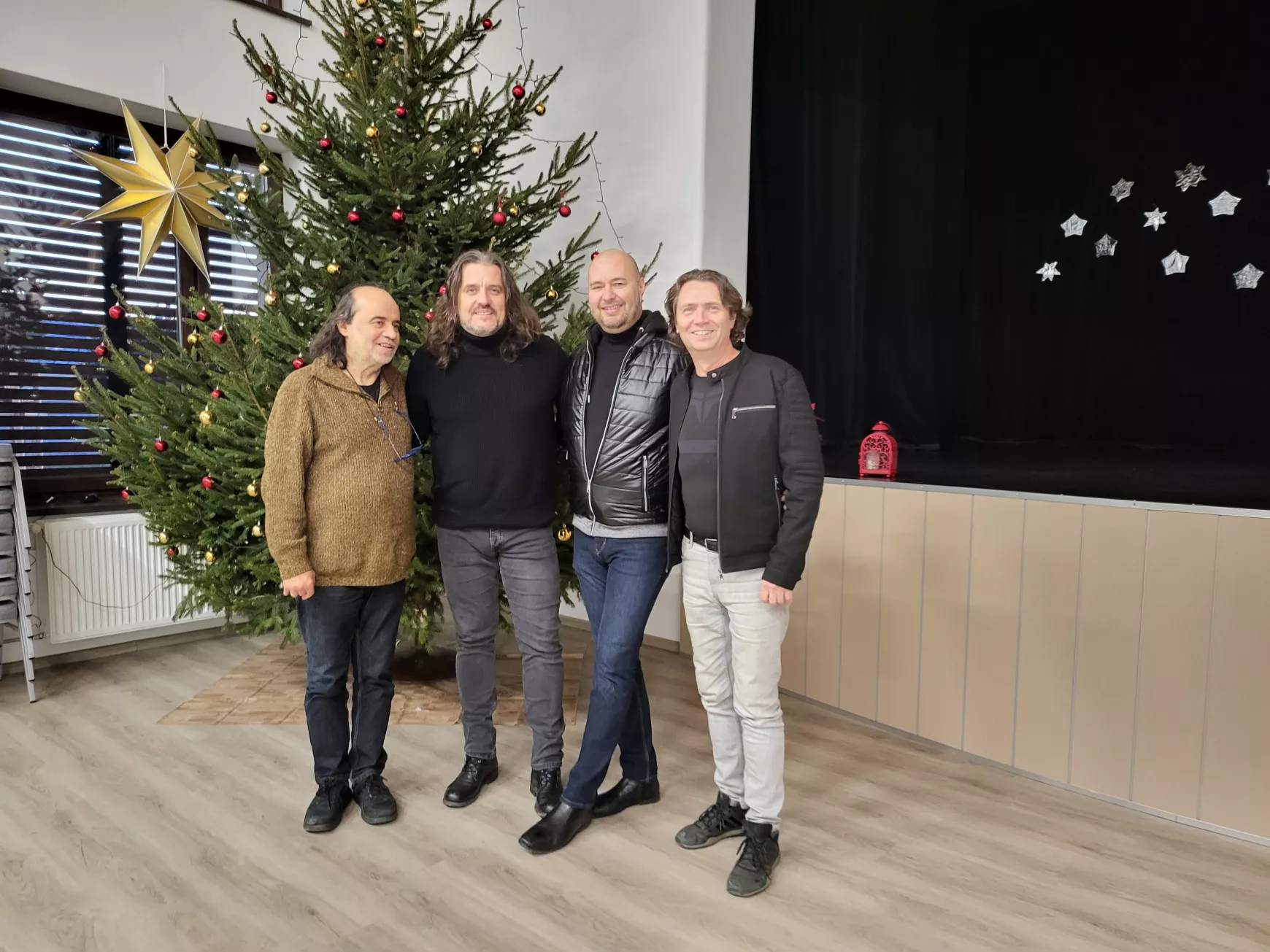 Jobbról balra Szűcs István, Vadkerti Imre, Sipos Dávid, Zsapka Attila