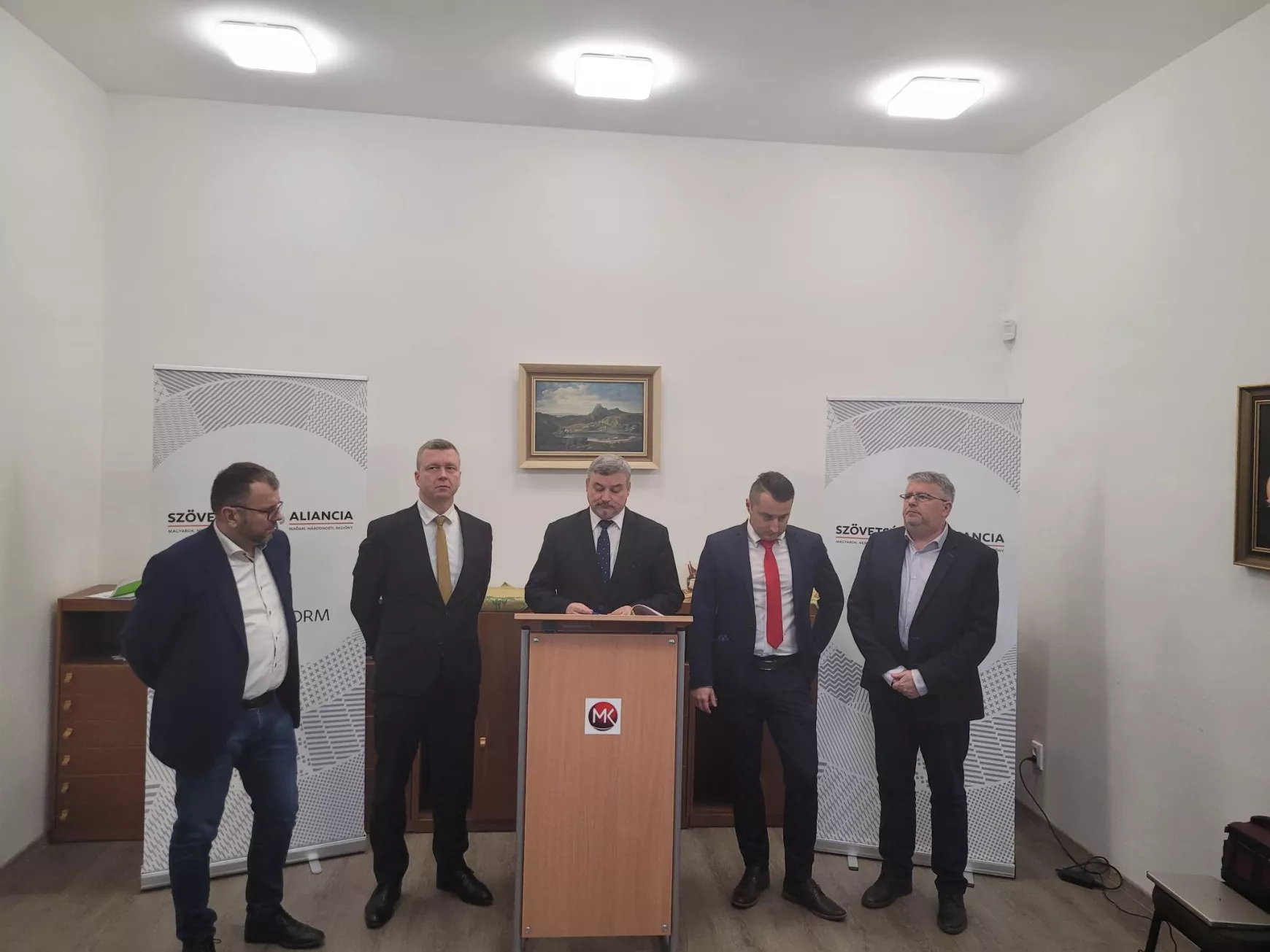 Sajtótájékoztató a Szövetség párt MKP Platformjának országos kongresszusán