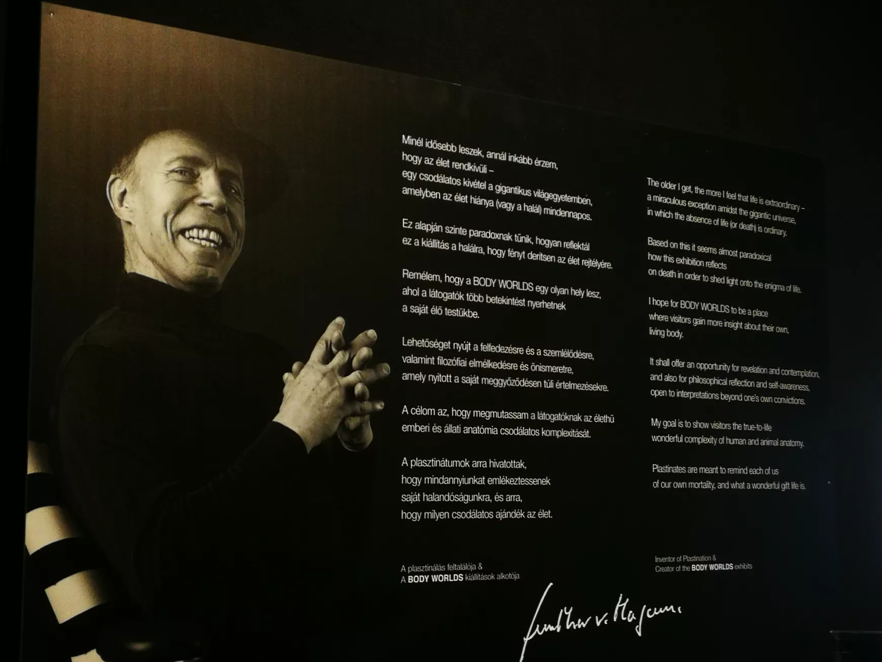 Félidőben a Magyarországon először látható BODY WORLDS kiállításról