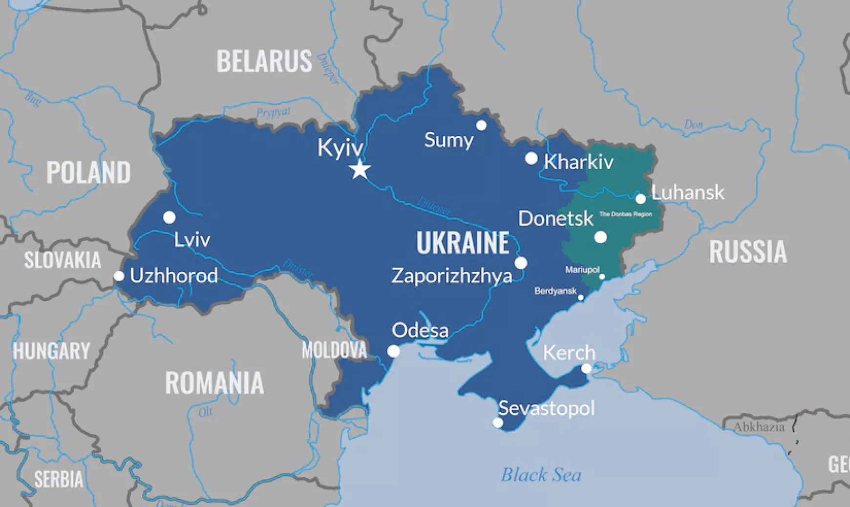 ukrán térkép