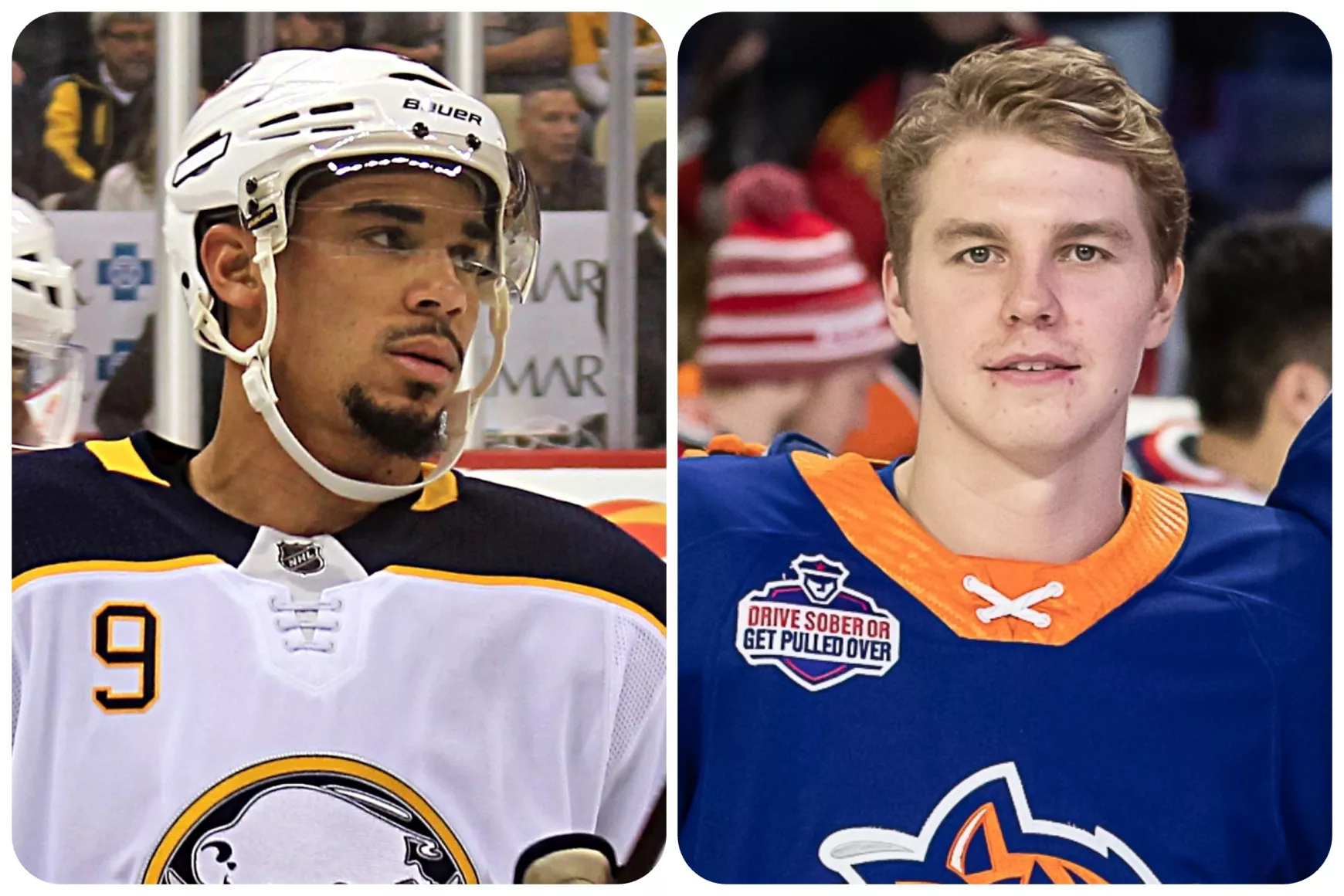 Evander Kane, Sebastian Aho, NHL