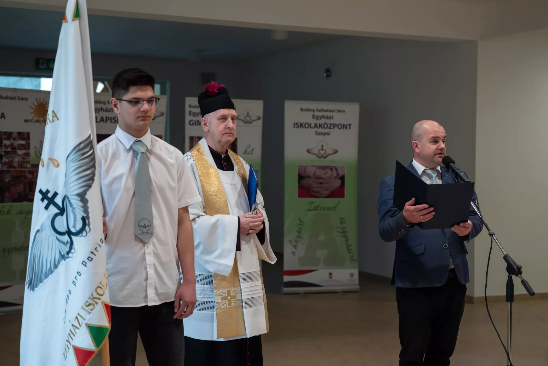 Petőfi körtefaája, Szepsi, Petőfi 200, Boldog Salkaházi Sára Egyházi Iskolaközpont