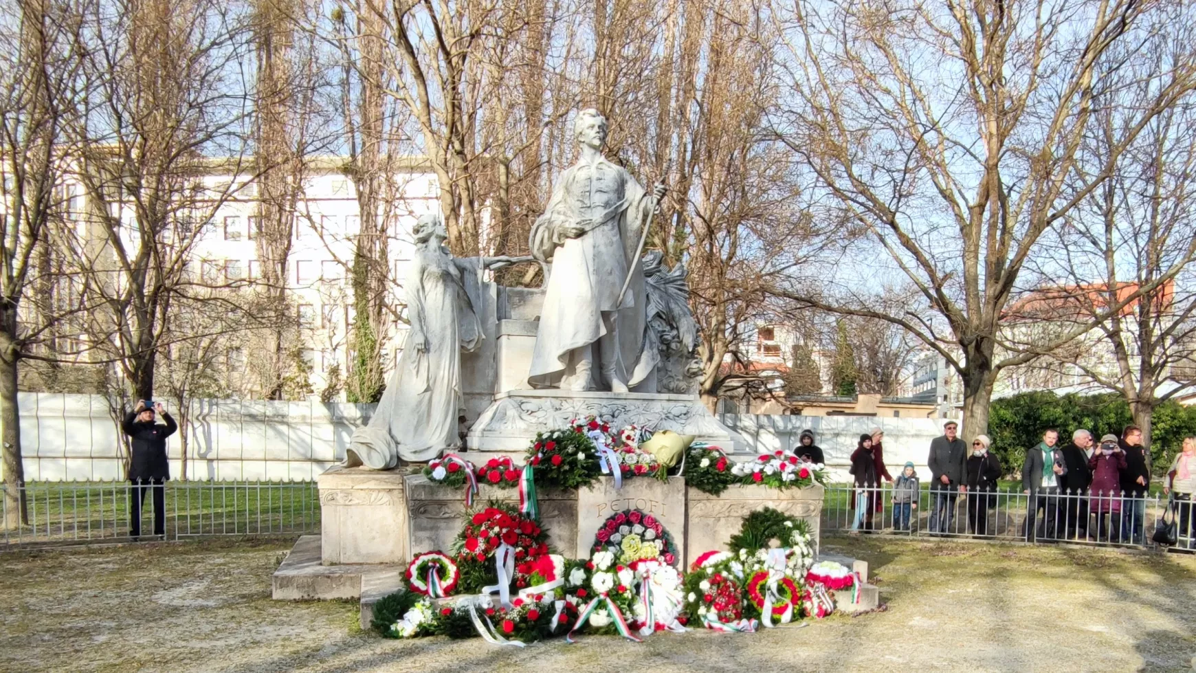 Az 1848-as szabadságharc emléke előtt tisztelegtek Pozsonyban