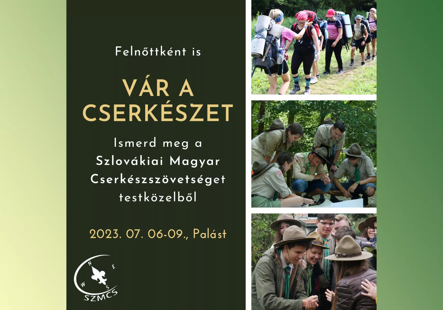 2023 cserkész alapképzés Palást