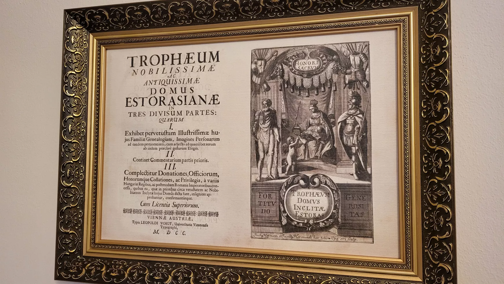 Értékes Esterházy-brevárium a galántai Esterházy-kastélyban 