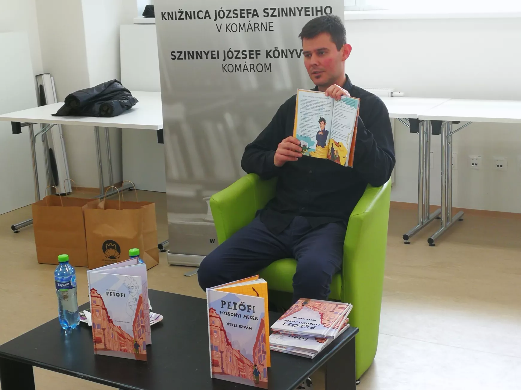 Petőfi-buszmustra és – könyvbemutató Komáromban KÉPEKKEL