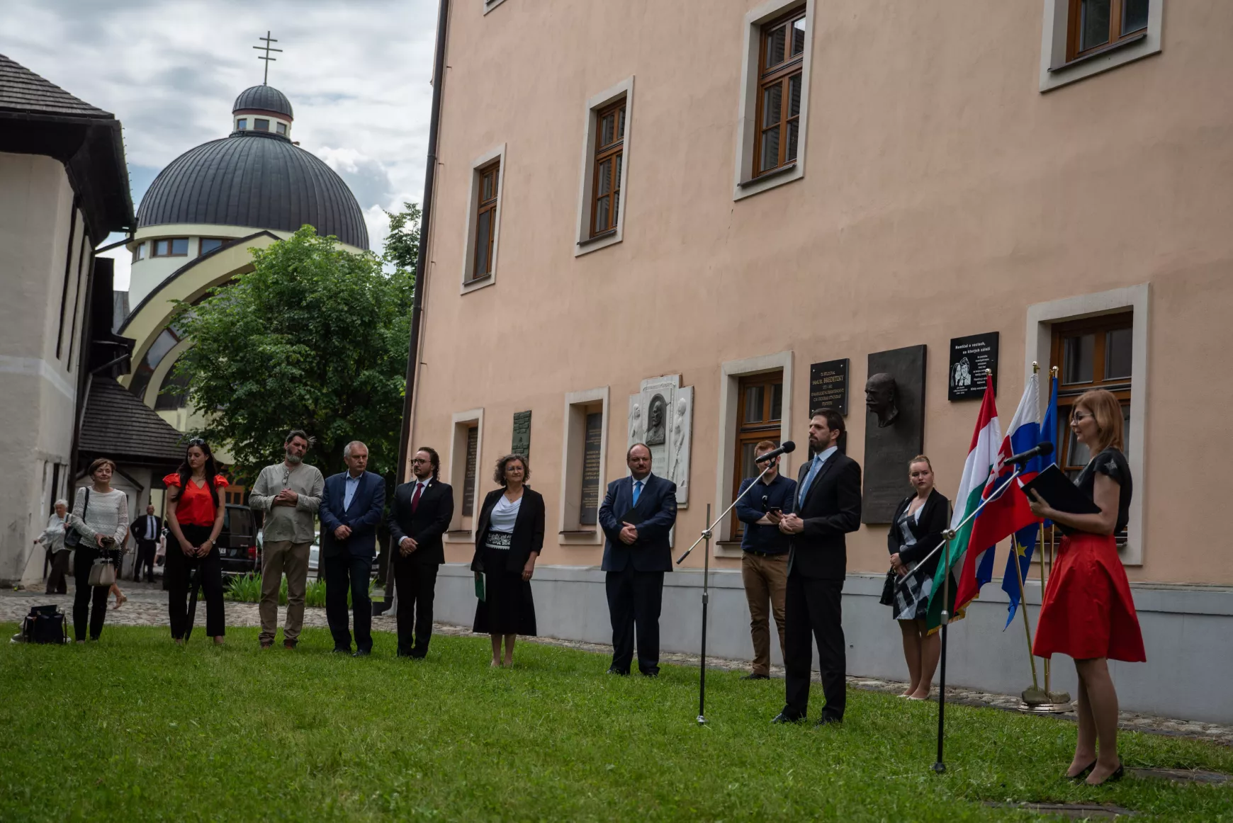 2023-06-26 Késmárk, Petőfi-emléktábla, Petőfi 200