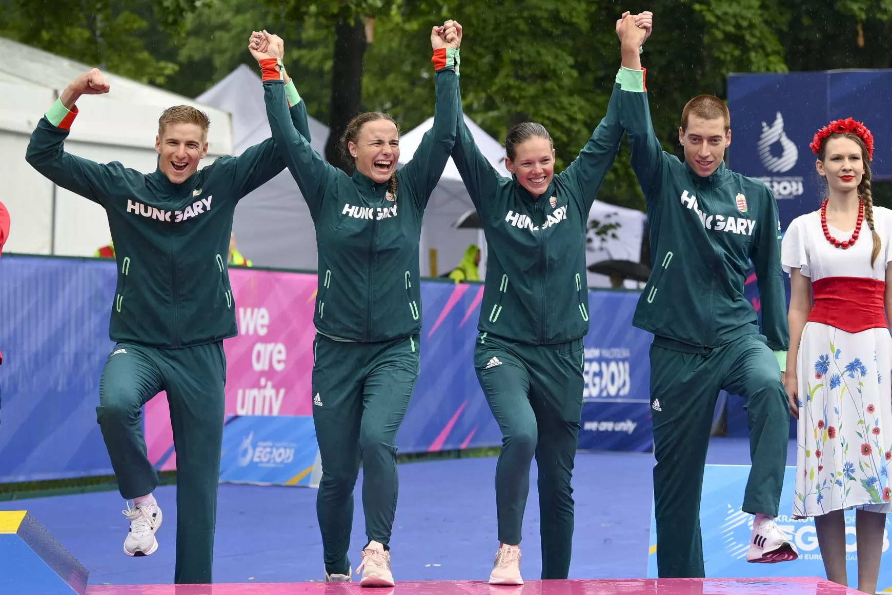 2023-07-01 Európa Játékok magyar triatlon vegyesváltó