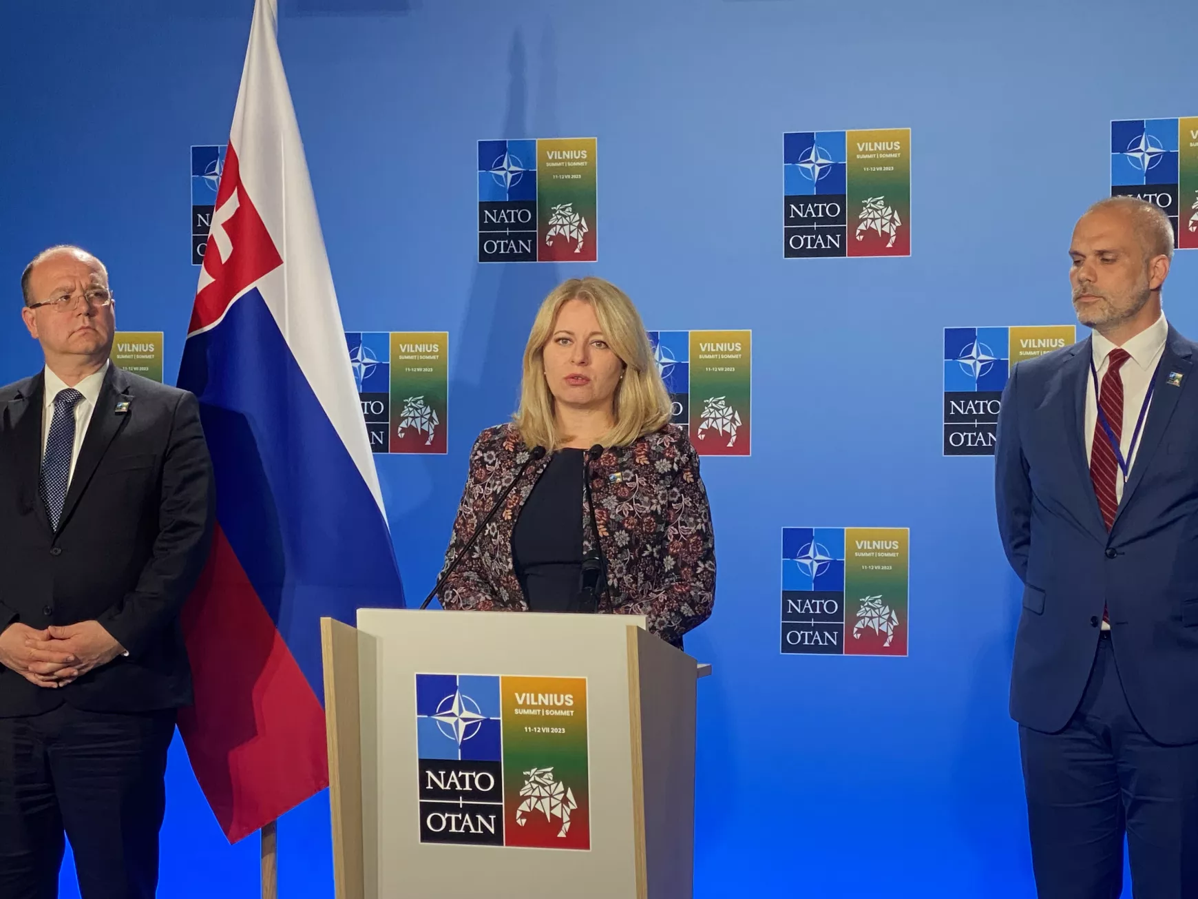 Čaputová a NATO-csúcson