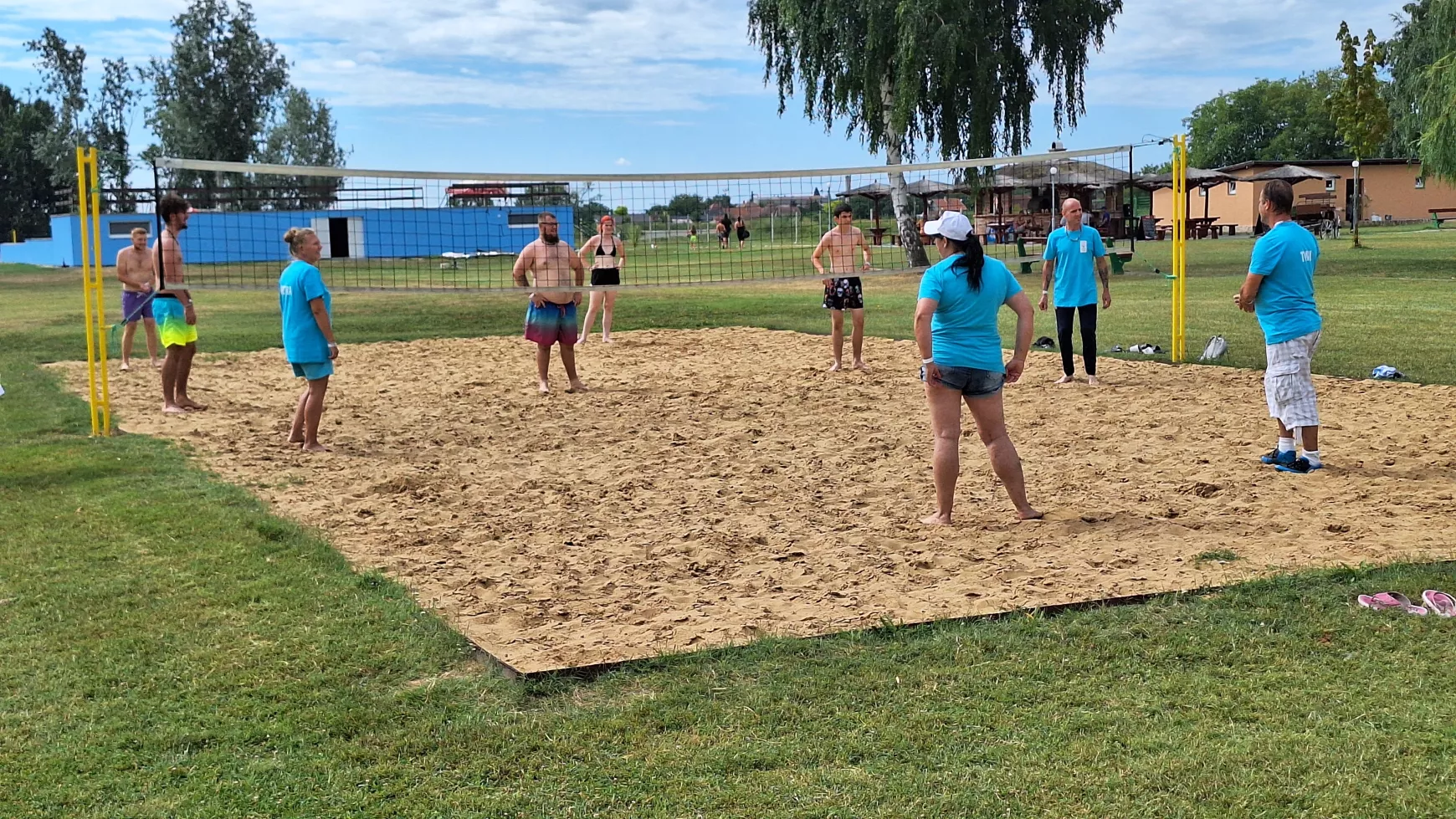 Strandröplabda pálya