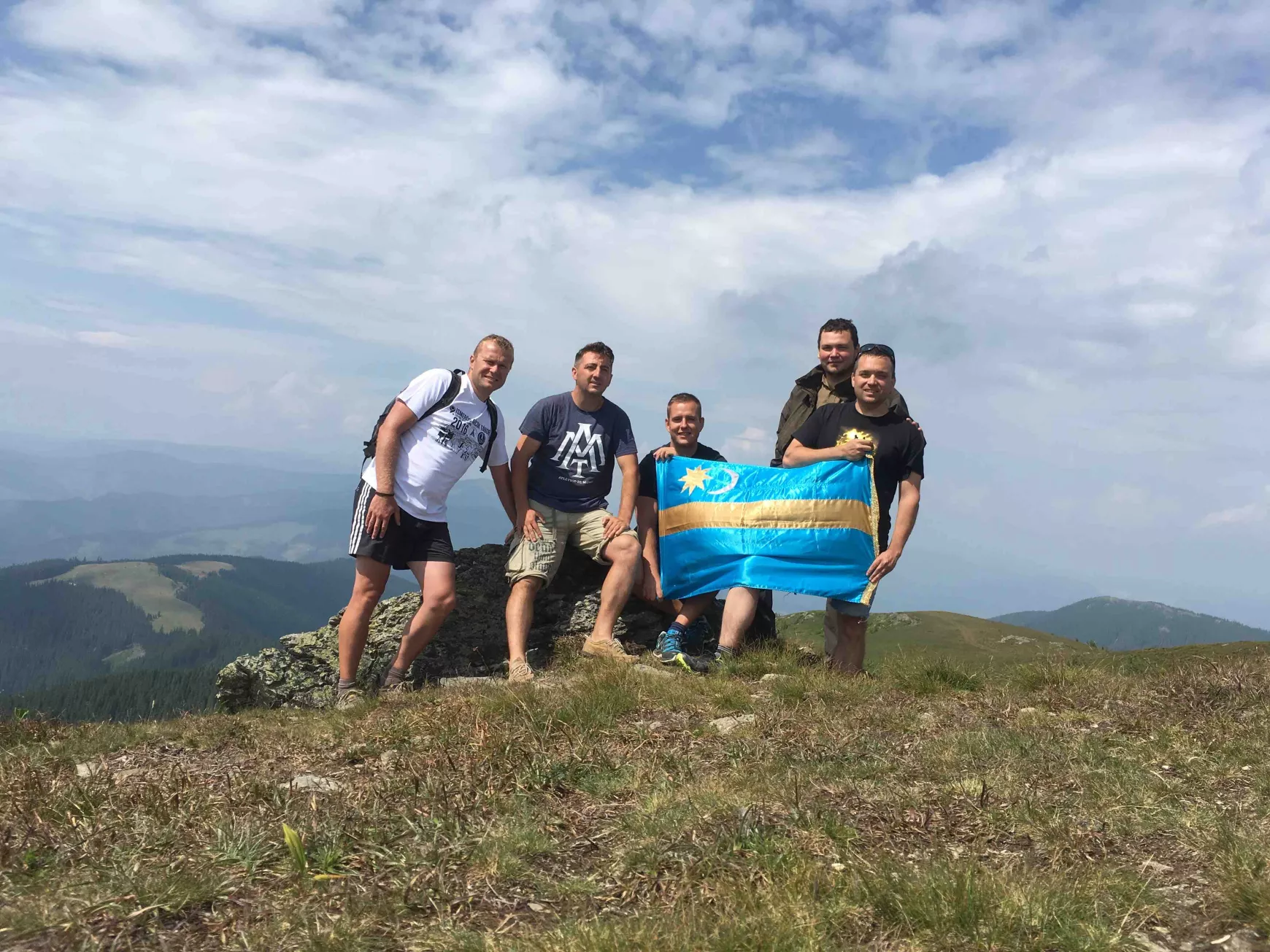 A Hazajáró csapata a Budak csúcsán