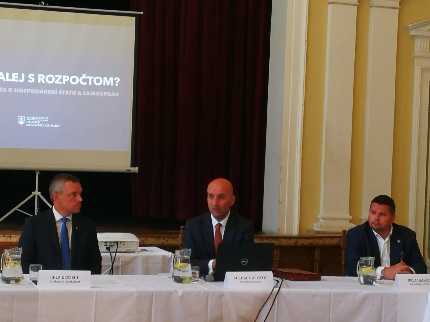  Horváth Mihály pénzügyminiszterrel egyeztettek a Komáromi járás polgármesterei 