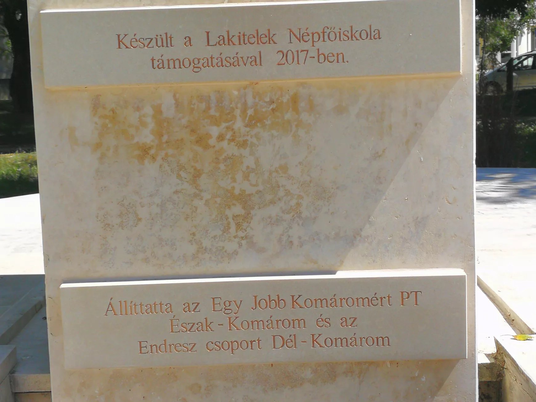 Szeptemberben új arculatot kap a komáromi „Petőfi park”