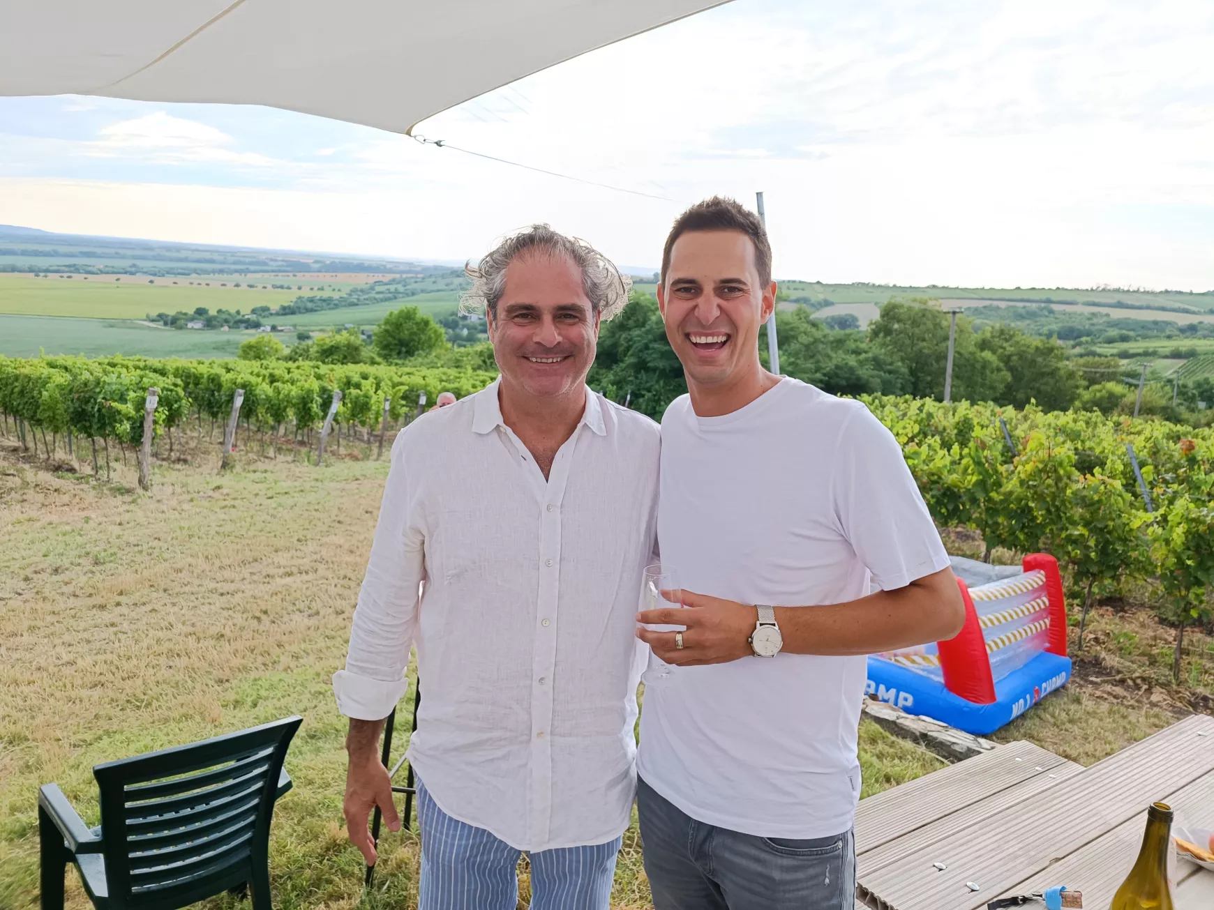 A mentor, Bakati Gábor és a mentorált, Zalaba Dávid