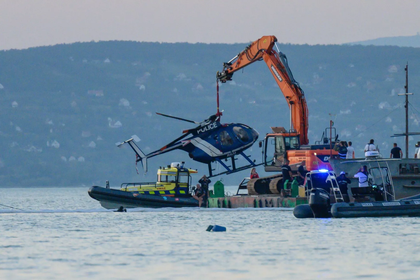 Balaton rendőrségi helikopter