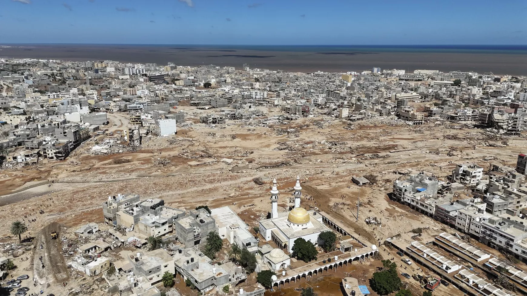 Líbia Derna áradás