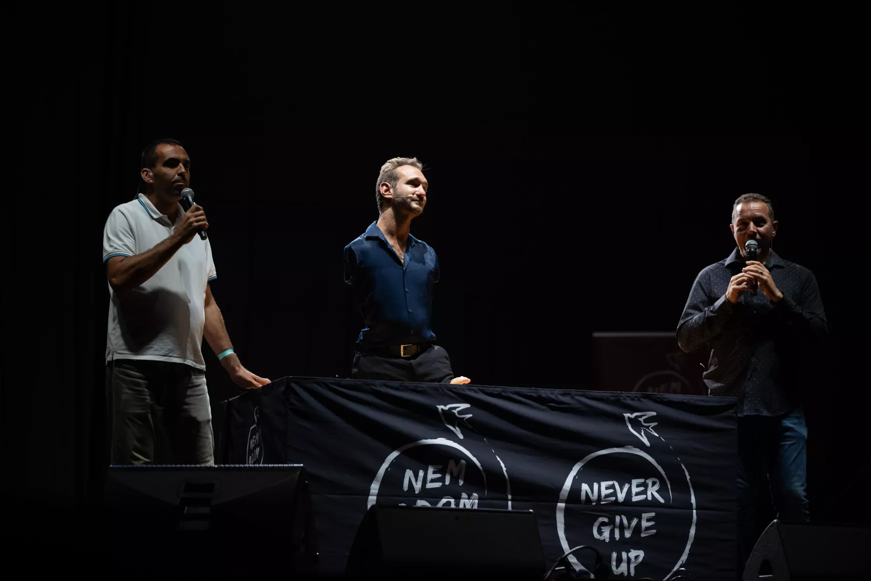 Nick Vujicic, motivációs előadó, előadás, Kassa