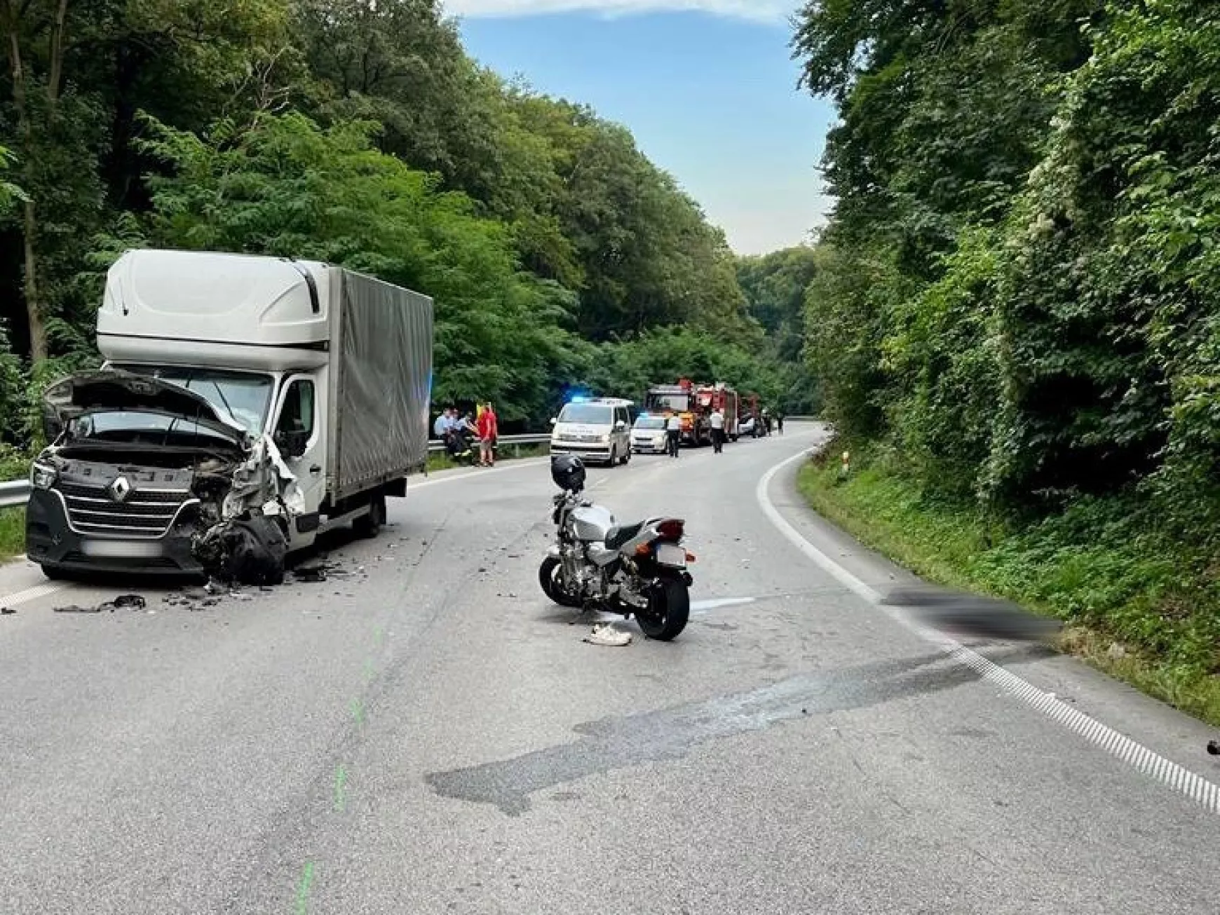 motoros baleset a Nagytapolcsányi járásban