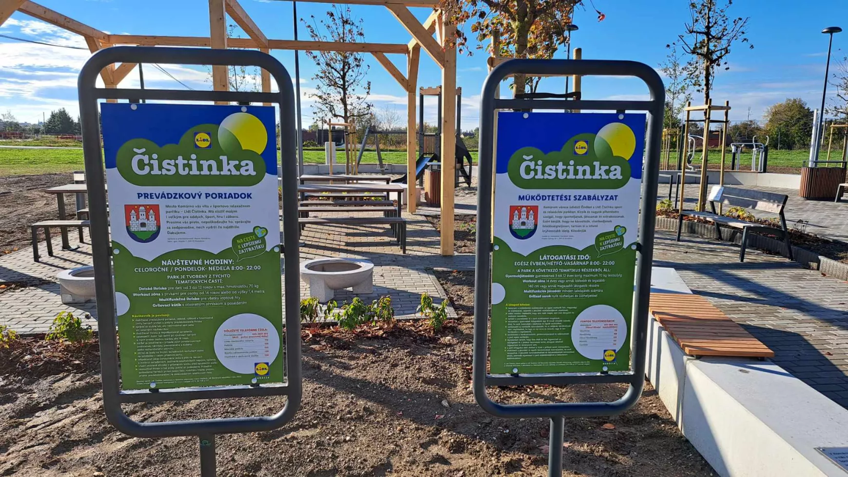 Többfunkciós pihenőpark létesült Komárom-Kabátfalun KÉPEKKEL