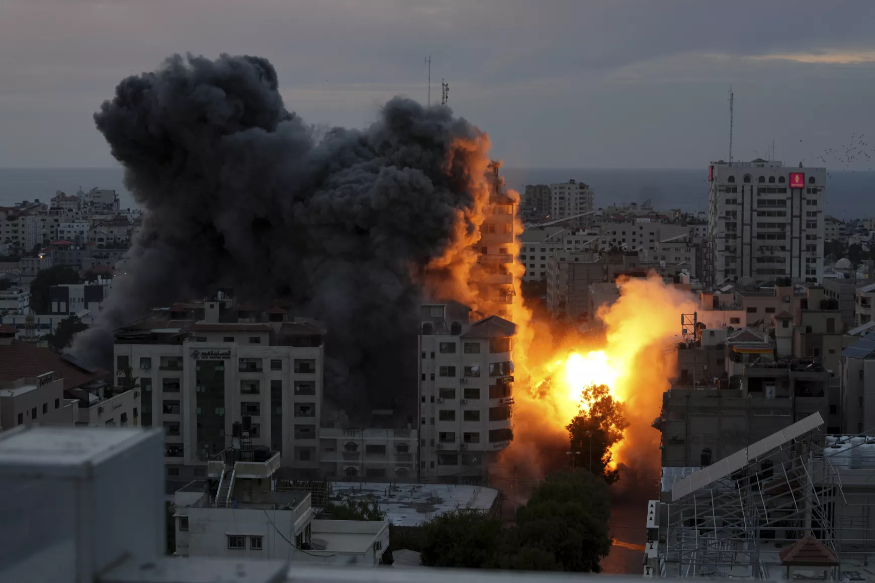 Gáza - rakétatámadás után