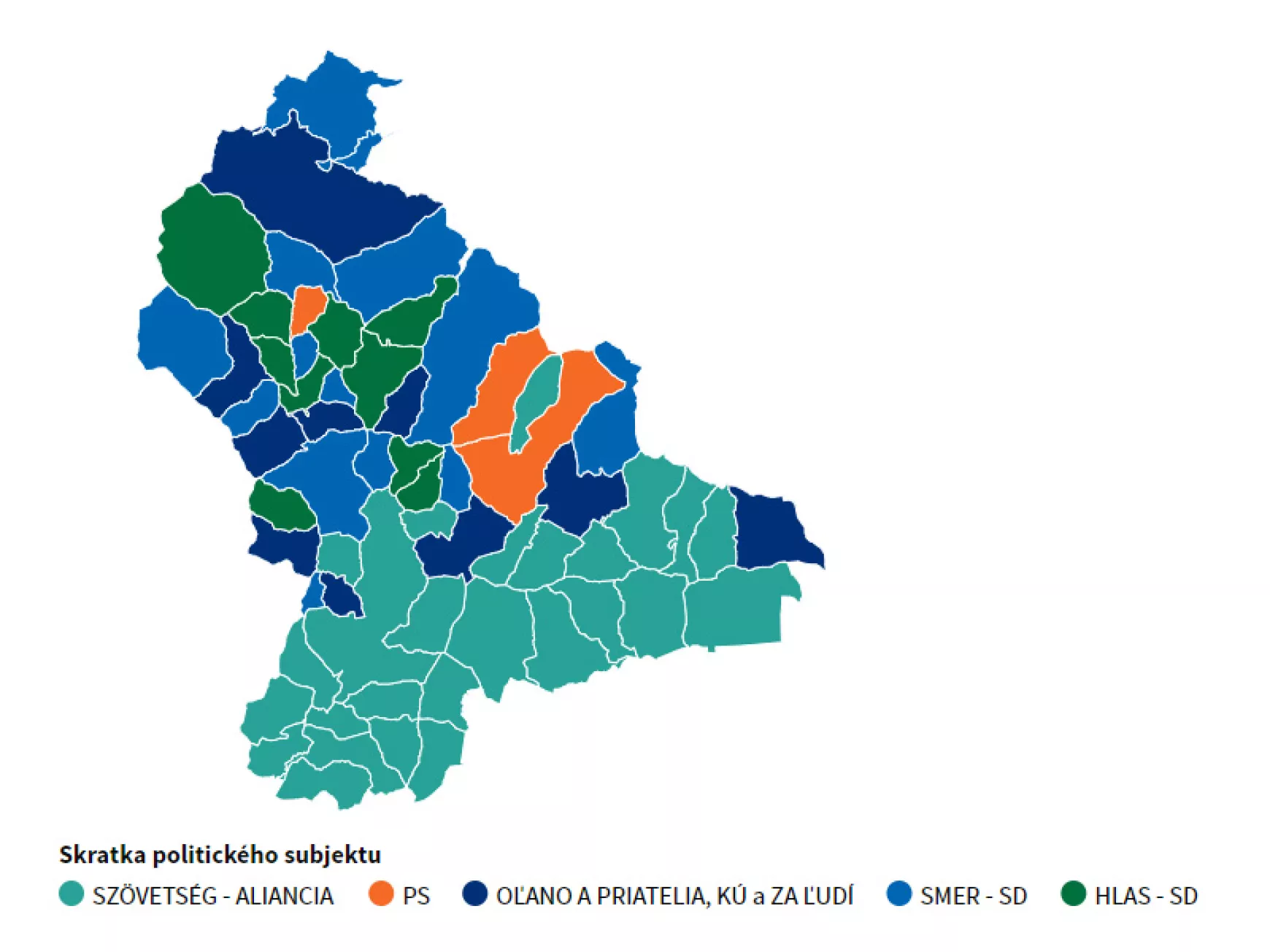 választás 2023, eredmények, Rozsnyói járás, Kassa-környéki járás, Szövetség