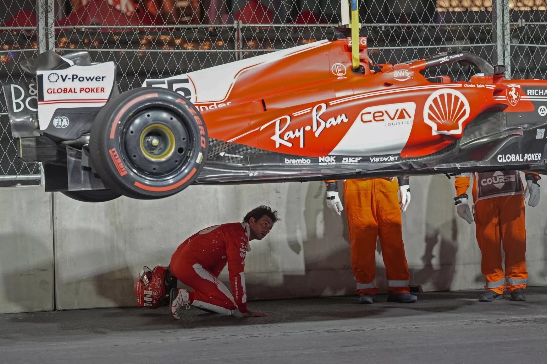 Carlos Sainz Ferrari Las Vegas