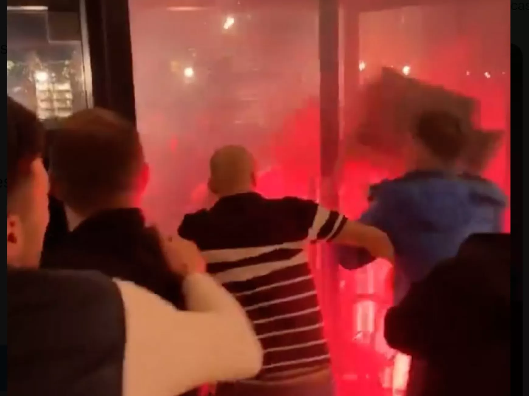Szurkolói rendbontás