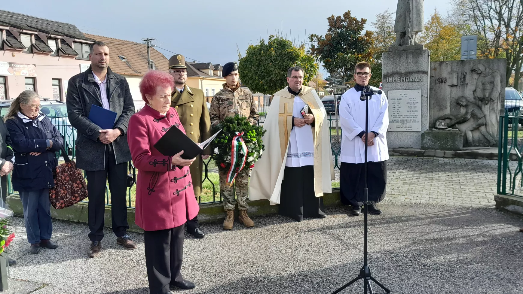 Pozsonypüspöki, 1. vh-s megemlékezés