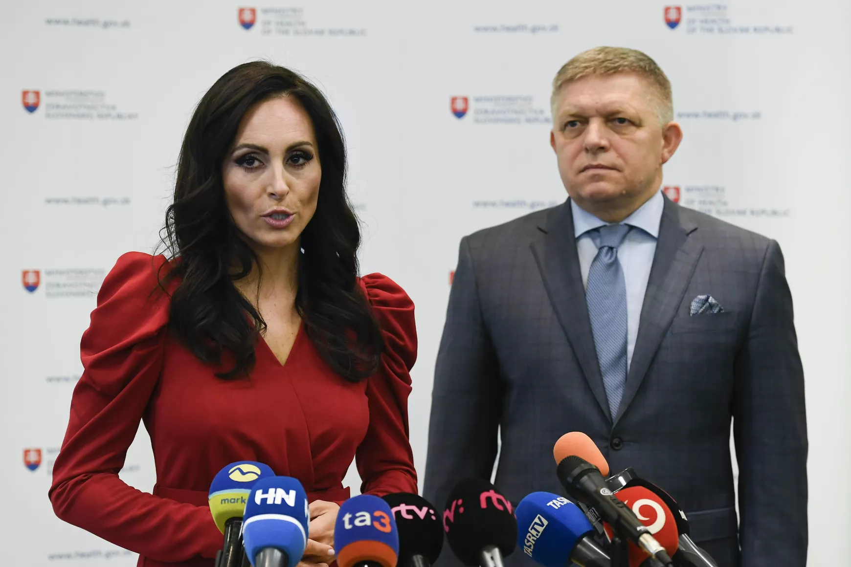 Zuzana Dolinková és Robert Fico