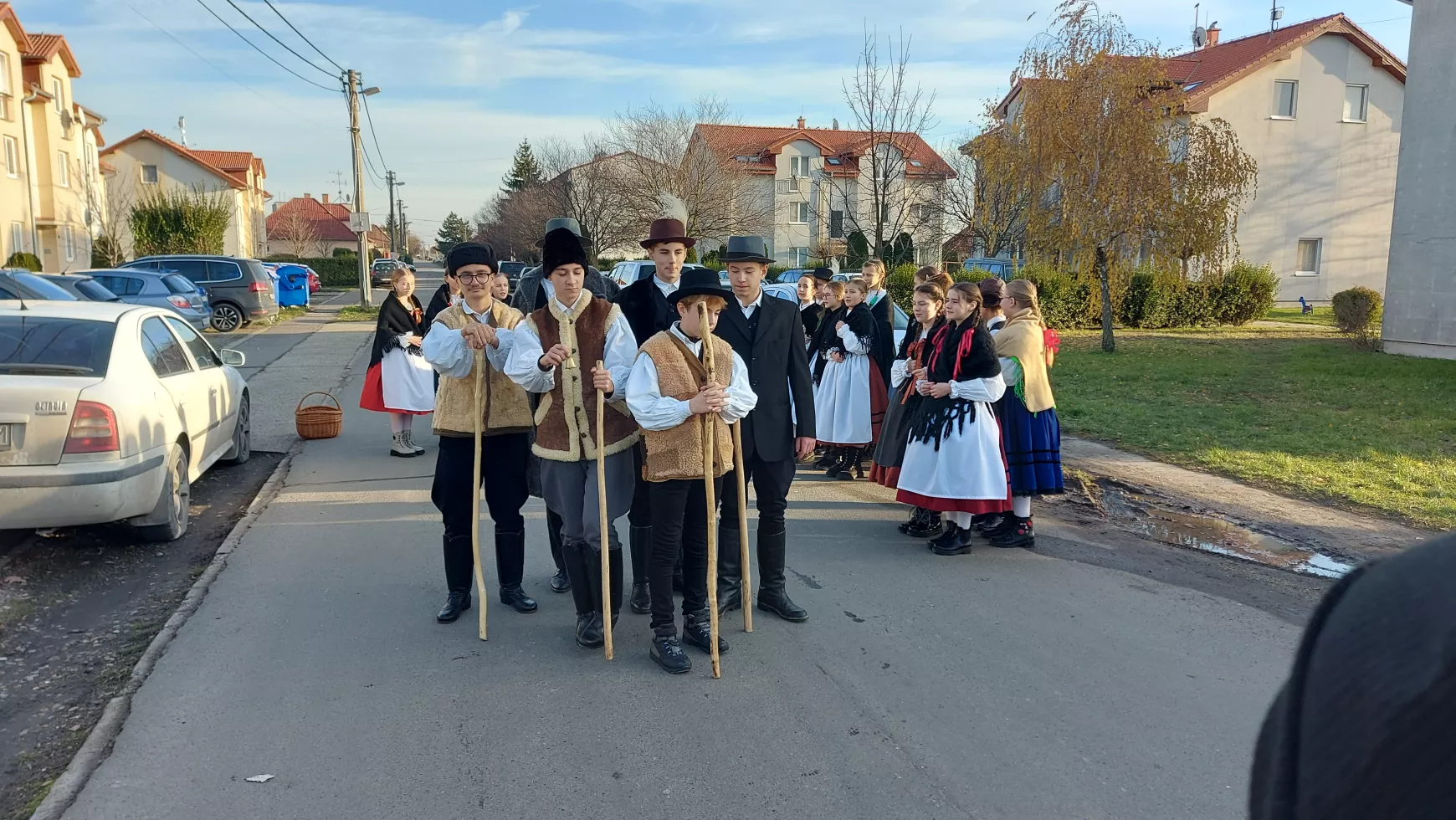 Mátyus Néptánccsoport - mendikálás
