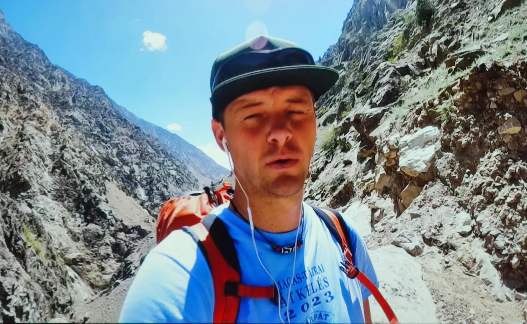Varga Csaba hegymászó Királyhelmecen
