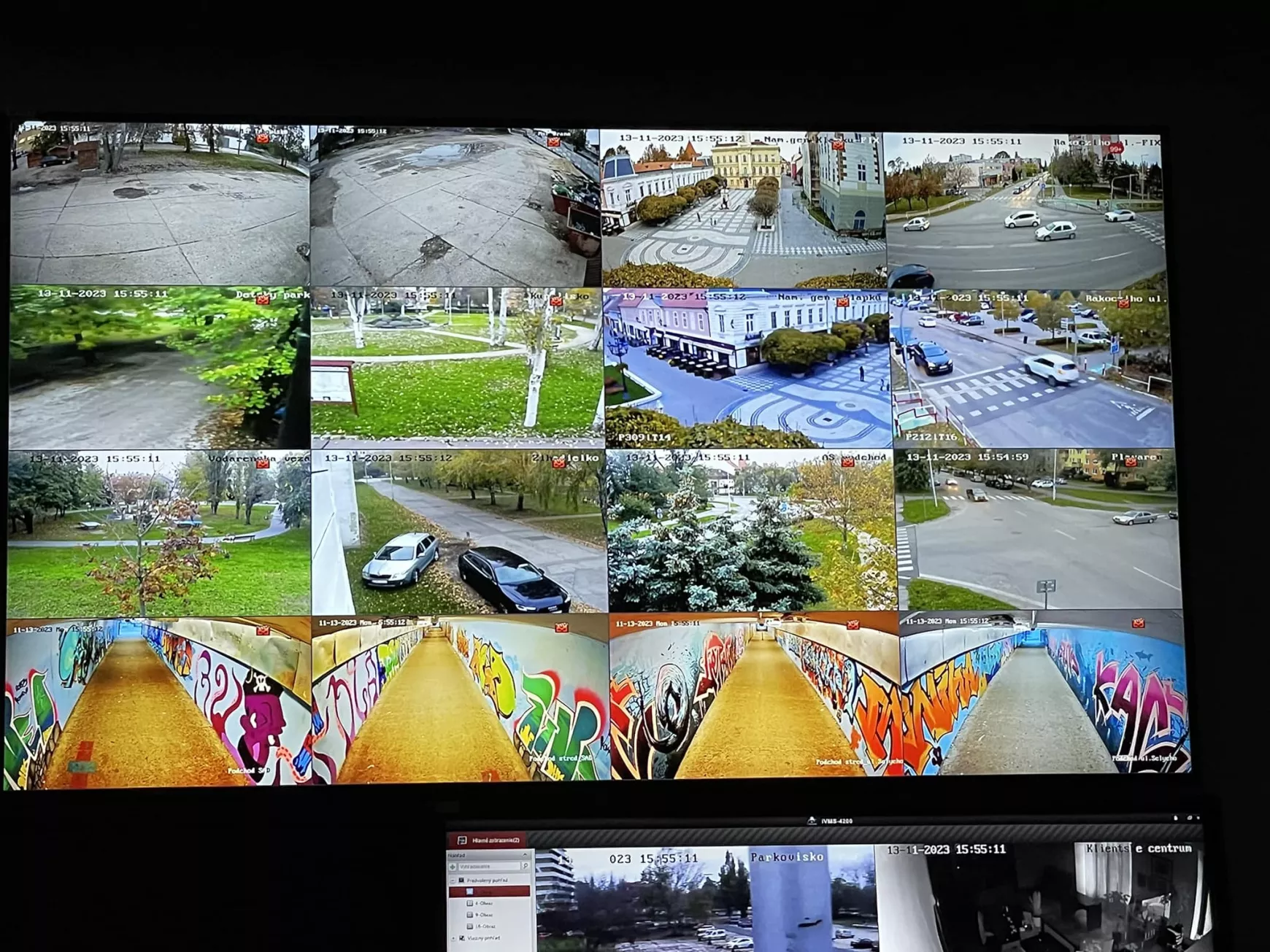 Városi költségvetésből bővült és megújult Komárom kamerarendszere
