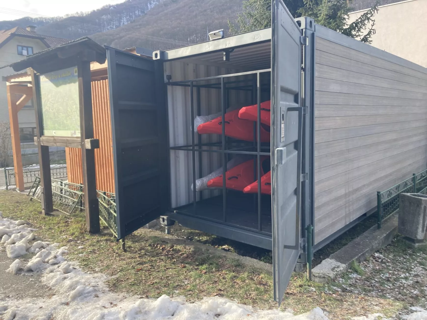 kajak, kölcsönző állomás