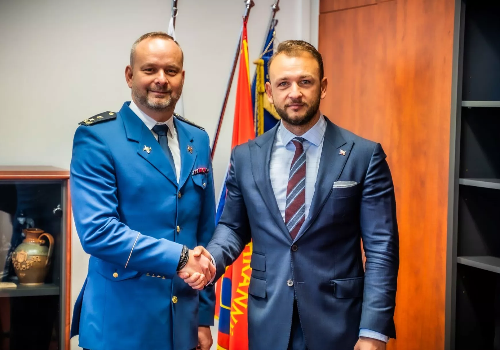 Adrián Mifkovič és Matúš Šutaj Eštok belügyminiszter