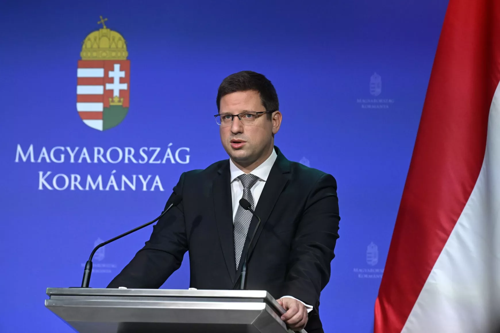 Gulyás Gergely kormányinfó