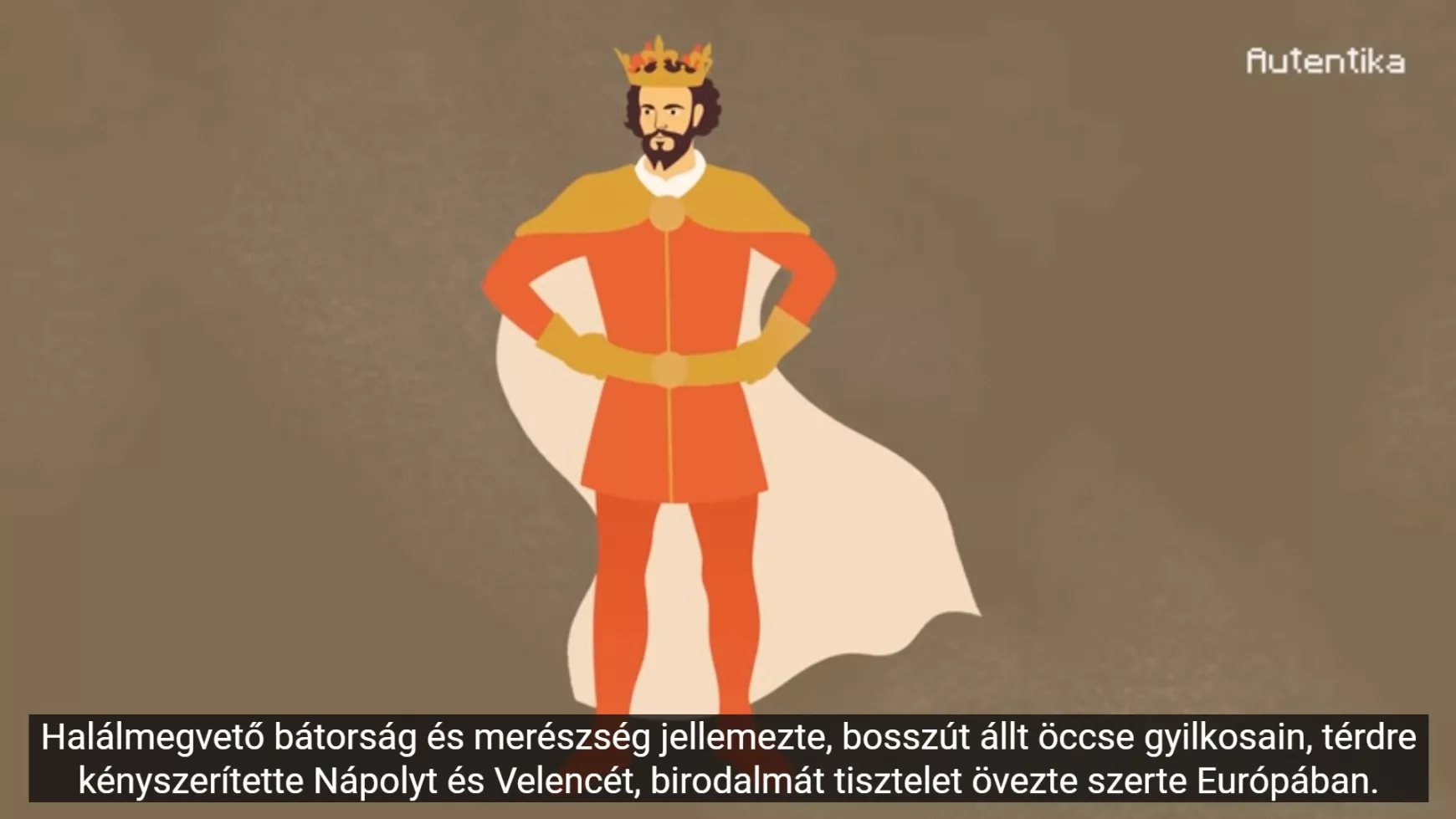 A Nagy Lajos királyról szóló film bevezető része