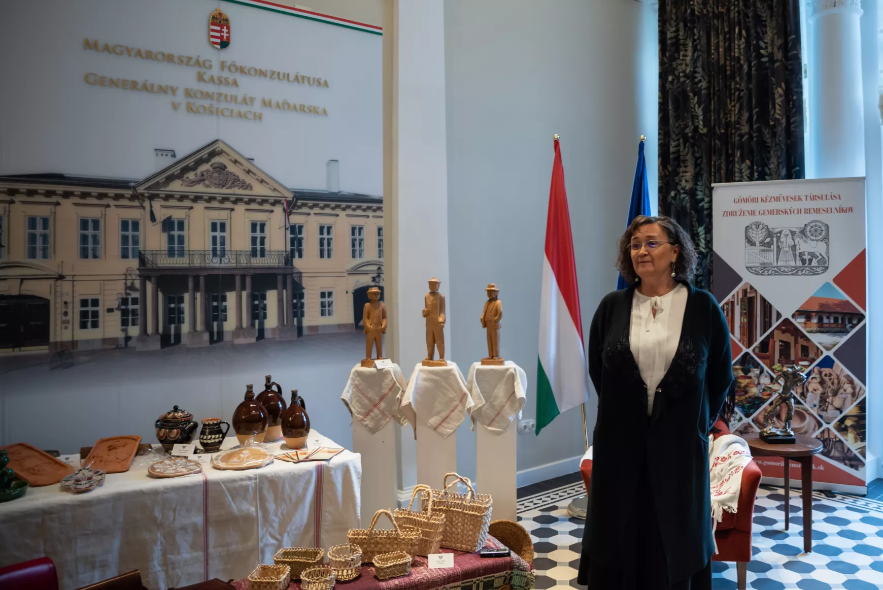Gömöri Kézművesek Társulása, kiállítás, Kassa, főkonzulátus