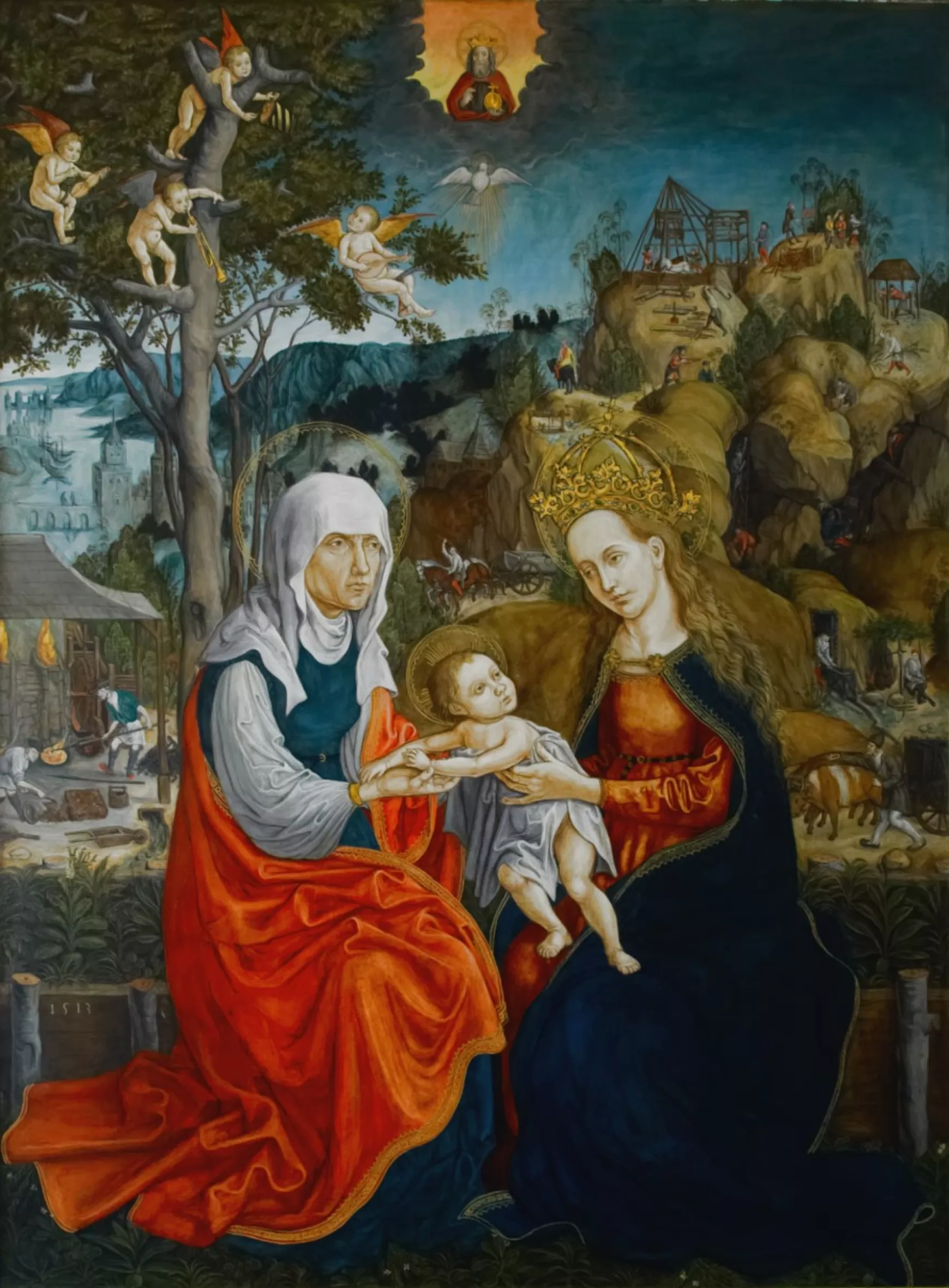 Rozsnyó, Metercia, rozsnyói metercia, Szent Anna harmadmagával 