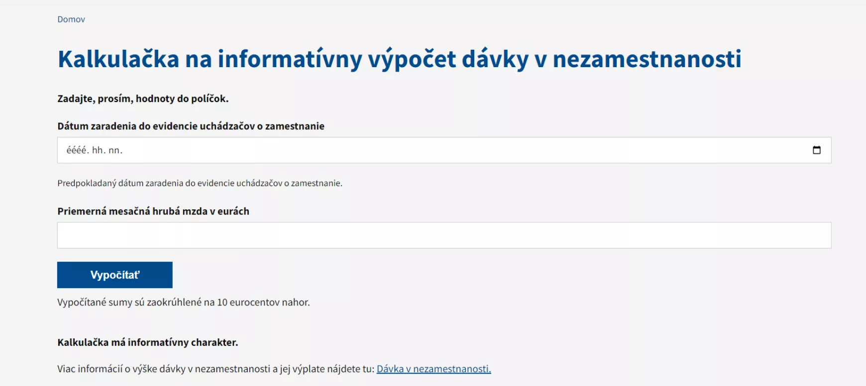 Informatív számológép
