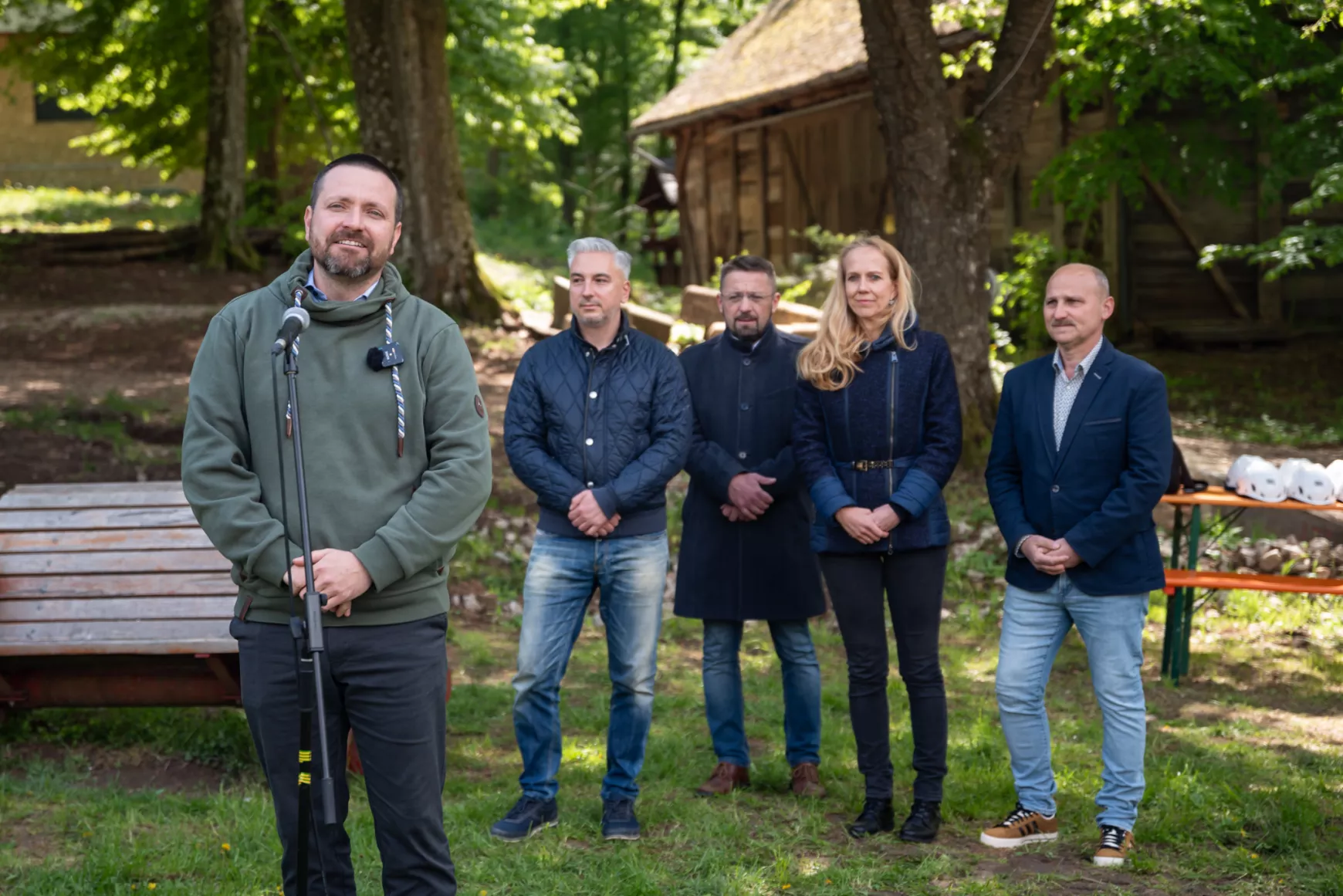 2024-04-19 Gombaszög, zipline, átcsúszópálya, átadás